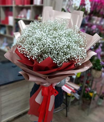 Букет цветов из: Гипсофила в Усогорске